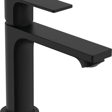 hansgrohe Rebris E 1-grebs håndvaskarmatur 110 CoolStart m/løft-op bv mat sort - 1