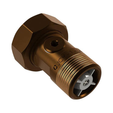 Målerforskruning m/ kontrollerbar kontraventil 2286 rødgods 3/4" x 1" x 50 mm - 1