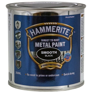Hammerite Glat Sort 250ml - 1