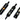 Sikringsholder med han/hun bananstik 5704 Sort - 1