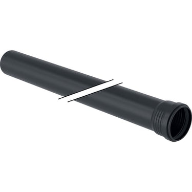 Geberit Silent Pro PP afløbsrør D110xL3000mm sort - 1