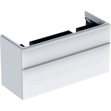 Geberit Smyle vaskeskab 1184x617x470mm 2skuffer hvid spånplade lak 500.356.00.1 - 1