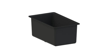 LAB laboratorievask 807 x 469 x 330 mm selvdrænende sort - 1