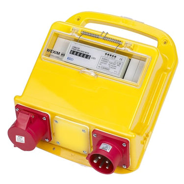 Bi-målertavle 5P 400V 16A CEE ind/ud - 1