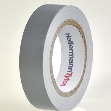 HelaTape Flex 15 mm x 10 m grå 10 ruller - 1