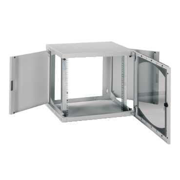 Actassi 19'' Rack 19'' Væg rack med glasdør BDH: 600 x 600 x 646 12HE - 1