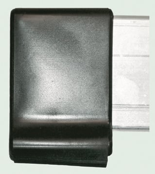 Stabilisator sko 73x25 mm sort - 1