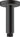 hansgrohe Vernis Blend loftbefæstigelse 10 cm mat sort - 1