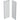 Ifö Showerama bagelement 900 x 900 x 2000 mm sølv/mat alu - 1