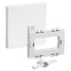 LK FUGA tilbehør afbryder 16A tangent 1 modul med lampe 250V inkl Lampebase Hvid - 1