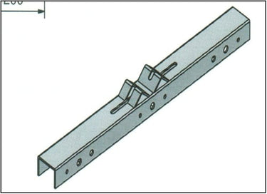 Travers type A1 L= 400 mm for 1 projektør - 1