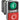 Harmony dobbelt trykknap komplet med LED og grøn trykflade med hvidt "I" og rød ophøjet trykflade med hvidt "O" 1xNO+1xNC 24VAC/DC XB4BW73731B5 - 1