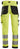 Snickers High-Vis stretch buks 6343 klasse 2 gul/sort str. 162 - 1