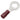Isol. ABIKO ringkabelsko KA1565R-PB-UL 0,5-1,5mm² M6 Rød - 1