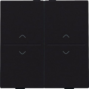 Tangent med pil symboler til 4-tryk dark brown - 1