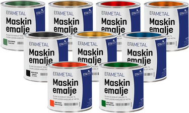 Maskinemalje Entreprenørgul 0,75 L - RAL 1007 - 1