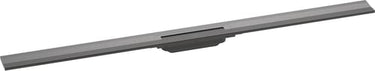 hansgrohe RainDrain Flex kappesæt til flise bruseafløb 1200 mm til vægmont./kan afkortes børstet sort krom PVD - 1