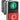 Harmony dobbelt trykknap komplet med hvidt "I" på grøn trykflade og hvidt "O" på rød ophøjet trykflade 1xNO+1xNC XB4BL73415 - 1