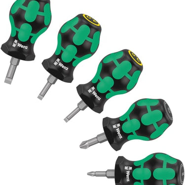 Wera Stubby Set 2 skruetrækkersæt 5 dele - 1