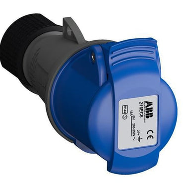 CEE forlængerled 3 polet 16A 200-250V 6H 216EC6 - 1