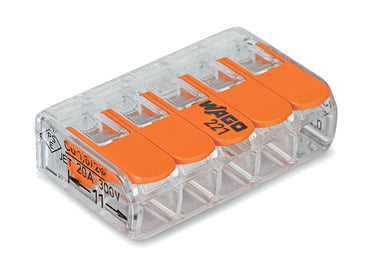 WAGO Samlemuffe 5x0,2-4  MM2  transparent - 1