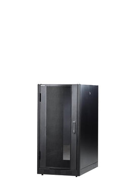 OPTIO serverrack 600x1200x1000 med perforeretdør i front og bag 26 HE - 1