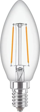 Philips CorePro LED Kerte 2W (25W) E14 B35 827 Klar Glas - 1