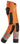 Snickers Hi-Vis vandtætte 37.5 2-lags bukser let vattering kl. 2 lang orange/sort str 5XL - 1