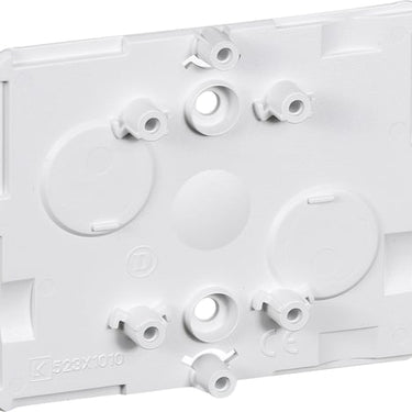 CLIC'LINE monteringsbox enkelt bundplade hvid - 1