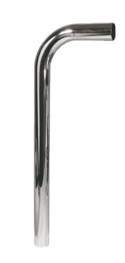 Purus afløbsrør vinklet 32 x 220 x 680 mm uden roset forkromet ABS - 1