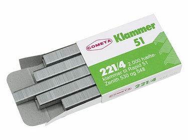 Hæfteklammer tin Cometa 221/4 2000stk/pak - 1