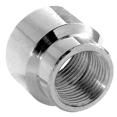 Formmuffe messing 3/4" x  1/2" forkromet - 1