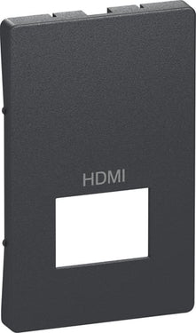 LK FUGA afdækning for HDMI-udtag passivt 1,5 modul koksgrå - 1