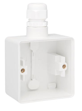 Underlag 1-modul 1x M20 IP55 hvid - 1