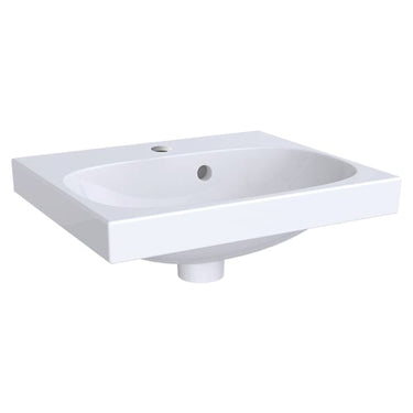 Geberit Acanto håndvask 450x168x382mm t/møbel/bolt hvid porcelæn KeraTect - 1