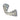 Bøjning 90° omløber/omløber 3/8" BSPP - 1