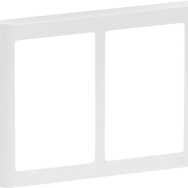 LK FUGA antibakteriel SOFT designramme 2x1,5 modul hvid - 1