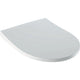 Geberit Icon toiletsæde 365 x 450 x 50 mm med låg hvid duroplast - 1