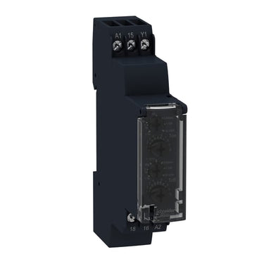 Timer 17,5mm asymmetrisk blink 0,1s-100t 1 C/O 5A 24VDC/24-240VAC - 1