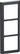 LK FUGA SOFT designramme 3 modul lodret koksgrå - 1
