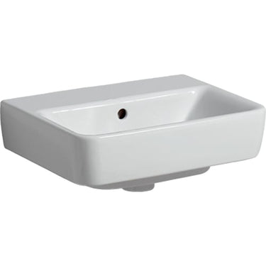 Geberit Renova Plan håndvask 450 x 340 x 170 mm hvid porcelæn KeraTect - 1