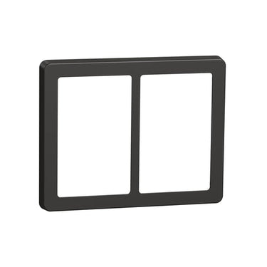FUGA Base 63 designramme 2x1,5 modul koksgrå - 1