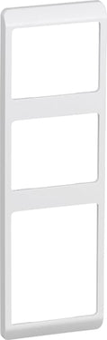 OPUS 66  ramme kombi 3,5 modul lodret hvid - 1