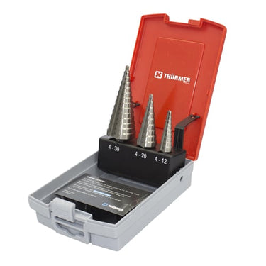 Thürmer Tools trappeborsæt HSS 4-30 mm 3 stk - 1