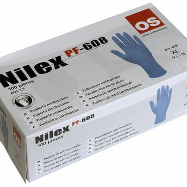 Nilex Nitril PF Engangshandske 608-8 (M) - 1
