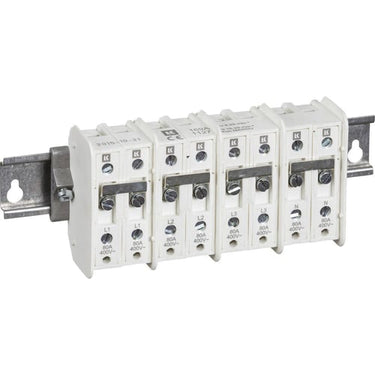 4-leder sløjfeklemmerække maks 4-25 mm² - 1