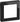 LK FUGA PURE designramme glas 1 modul sort - 1