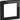 LK FUGA PURE designramme glas 1 modul sort - 1
