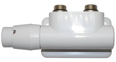 KRISS Twin RTL ventilsæt 1/2" VL højre hvid - 1