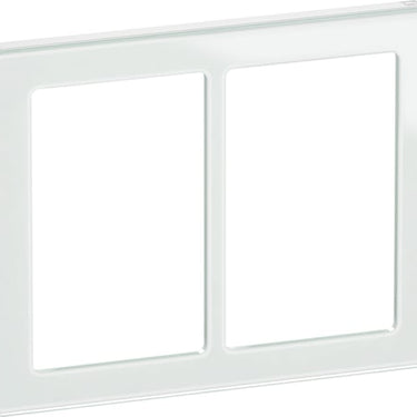 LK FUGA PURE designramme glas 2x1,5 modul hvid - 1